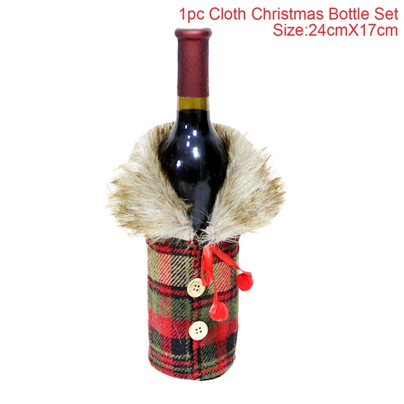 Festive Christmas Wine Cover