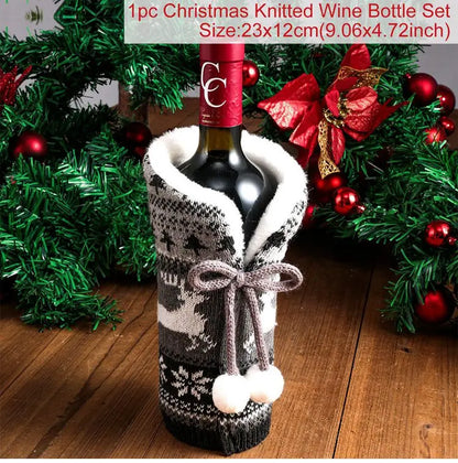 Festive Christmas Wine Cover