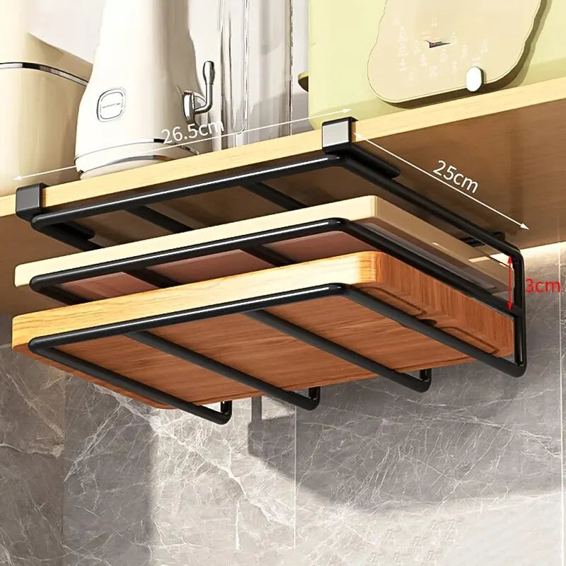 Space-Saving Kitchen Organizer Rack