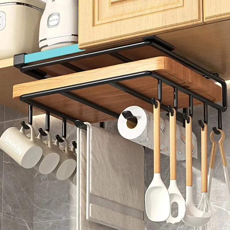 Space-Saving Kitchen Organizer Rack