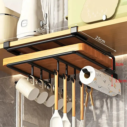 Space-Saving Kitchen Organizer Rack